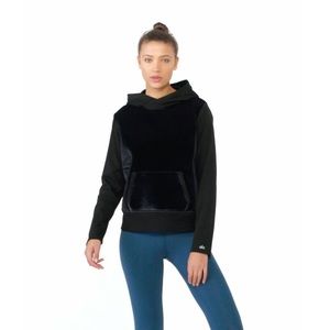 ALO LUXE LONG SLEEVE TOP VELVET